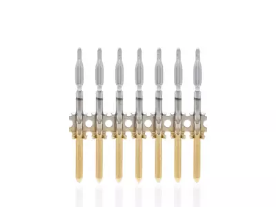 gegurteter Stift mit Einpresszone