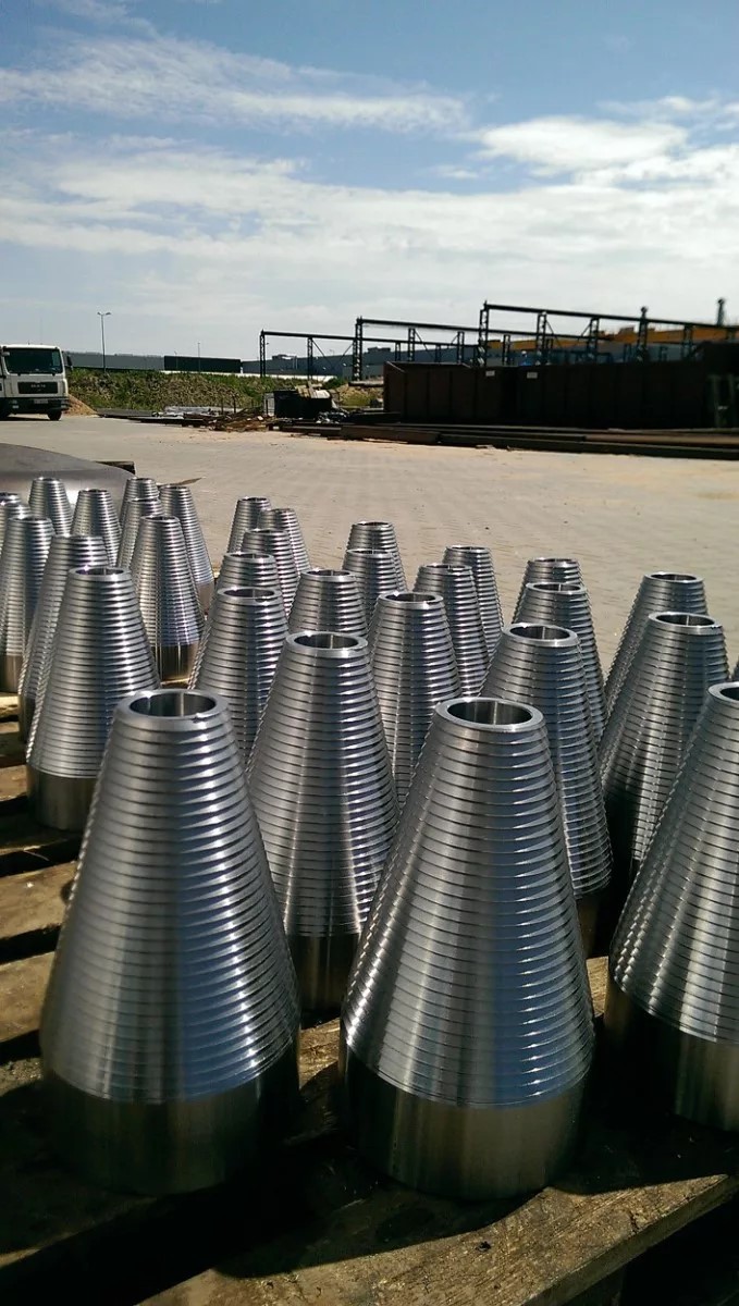 Cone for wood chipper