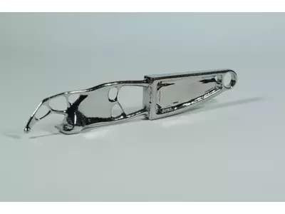 Titanflaschenöffner mit spiegelnder Ti Oberfläche