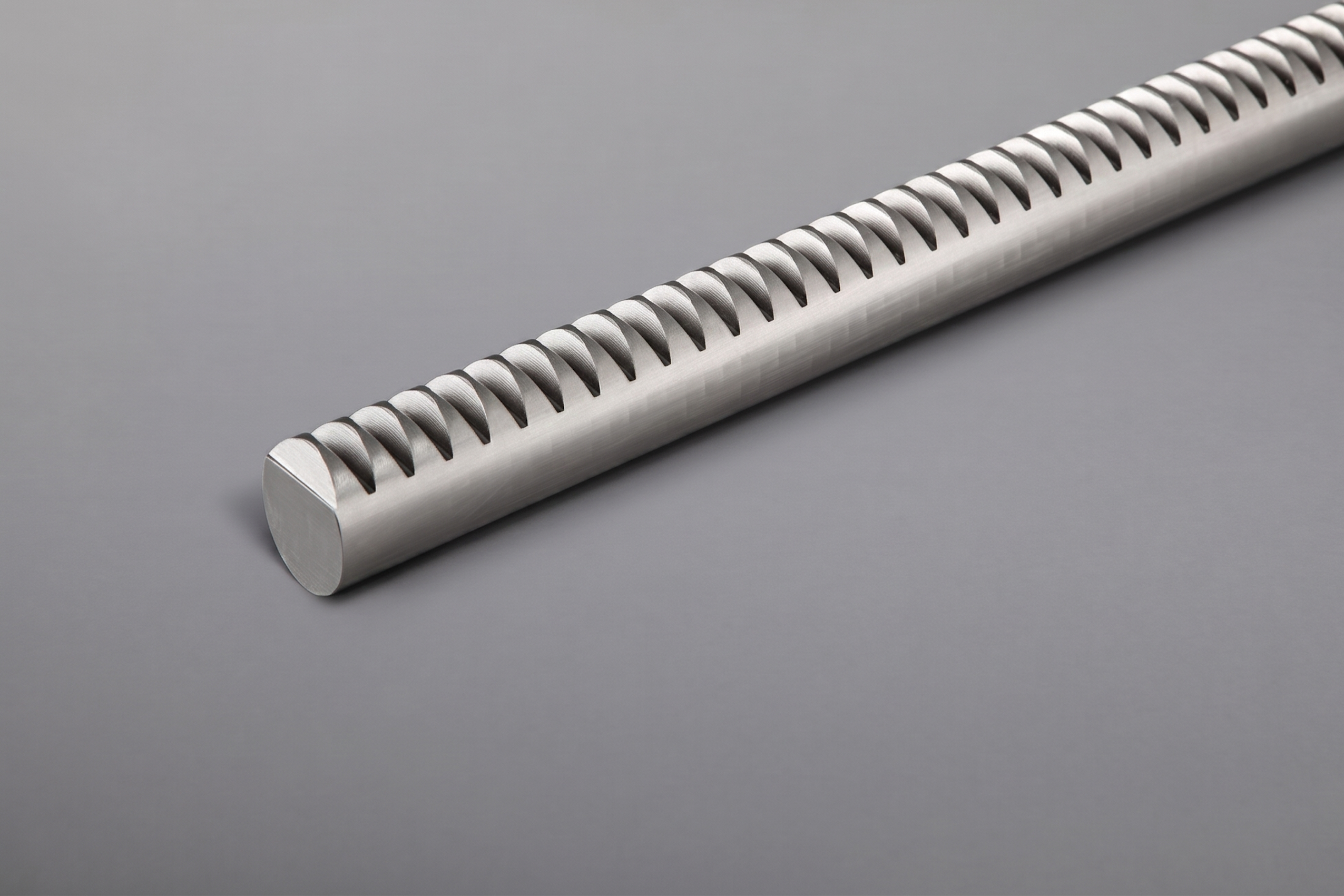 Rundzahnstange Modul 2 D=20 L=1000 mm aus C45