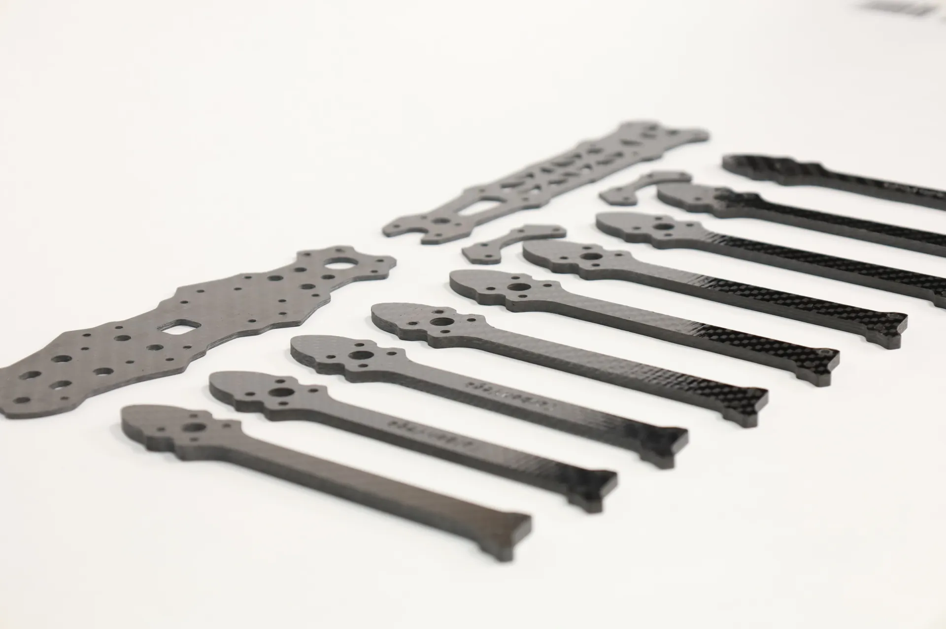 Carbon fiber parts for FPV drone