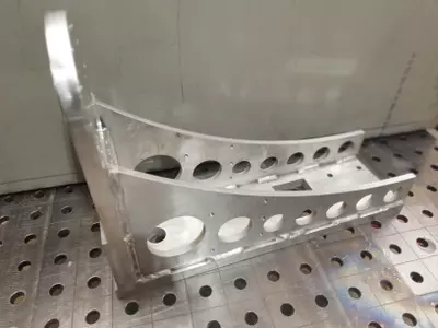 Alu welded parts