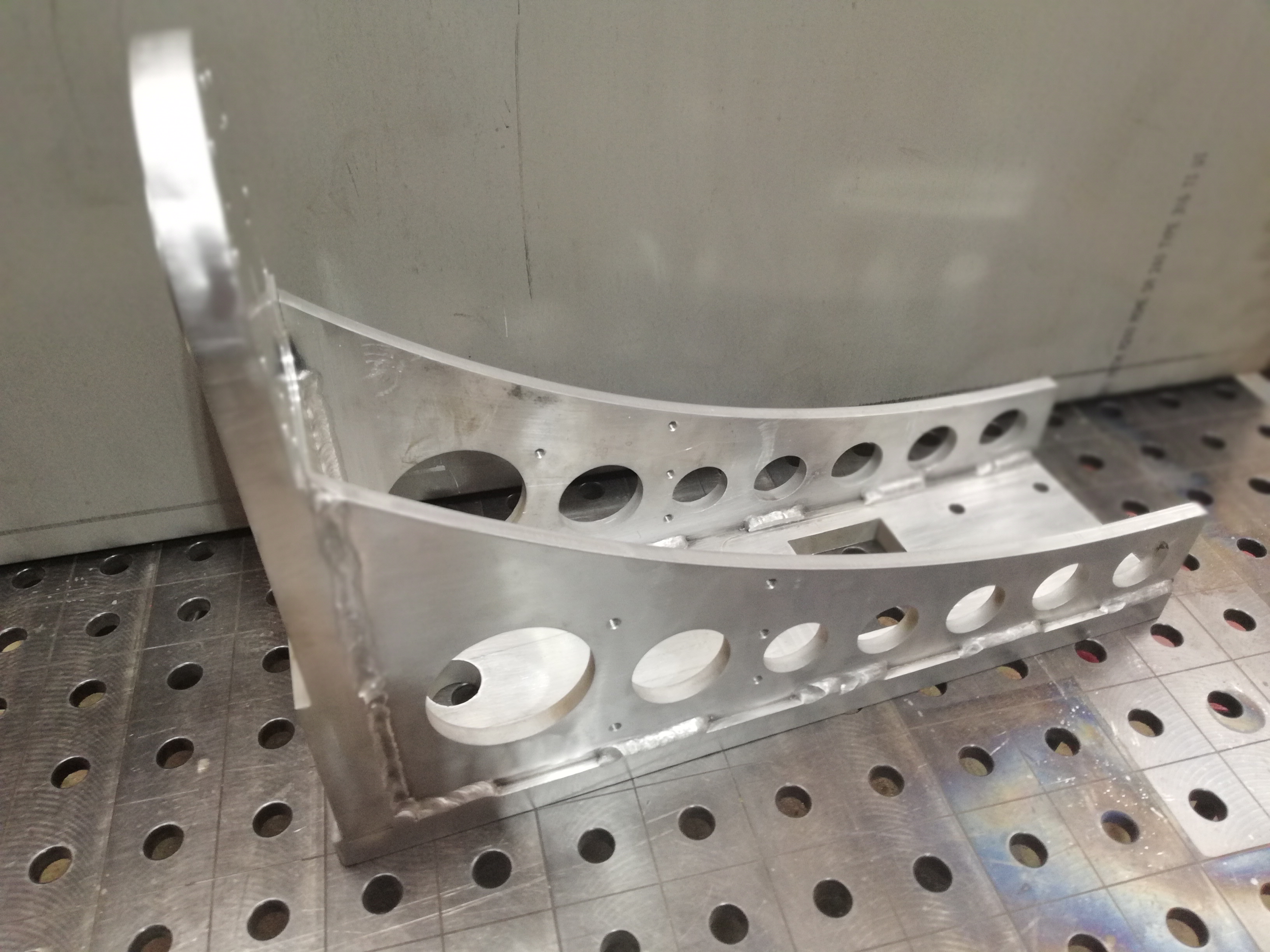 Alu welded parts