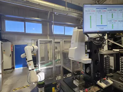 Mitutoyo Mach KoGaME (robotic CMM station) 