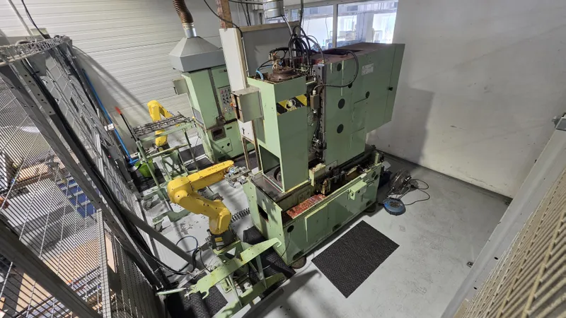 Dedicated robotic broaching macine