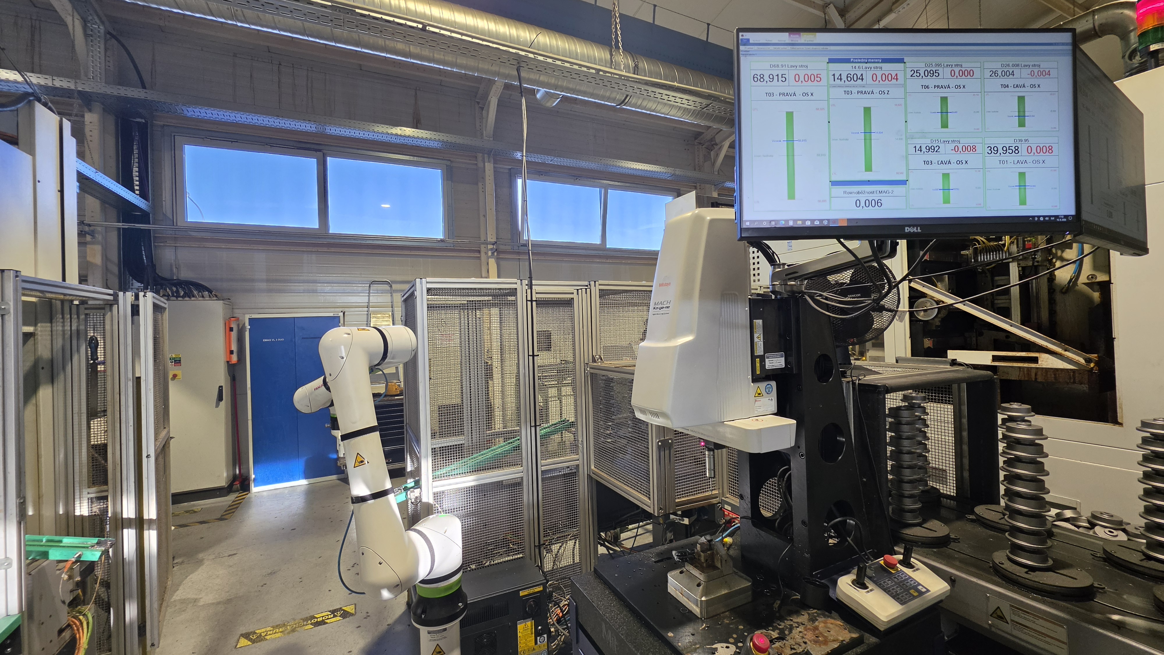 Mitutoyo Mach KoGaME (robotic CMM station)