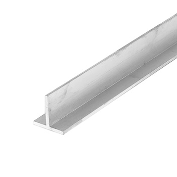 Aluminium-T-Profil 15 × 15 × 2 mm nach Maß