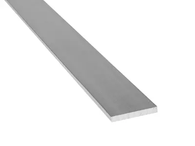 Alu-Flachstangen "blank" 10 x 4 mm