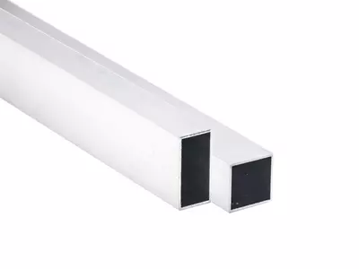 Aluminium-Rechteckrohr 20 × 10 × 2 mm nach Maß