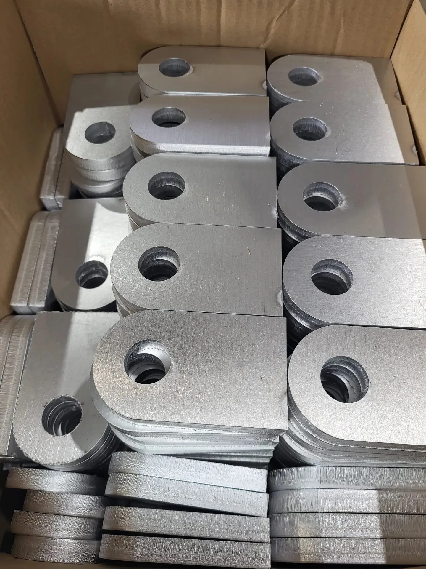 Laser-cut sheet metal parts