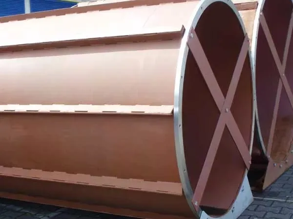 Welded steel drum