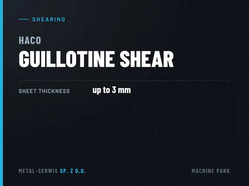 Guillotine shear