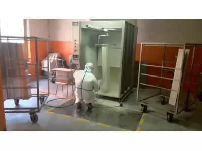 Pulverbeschichtungskabine