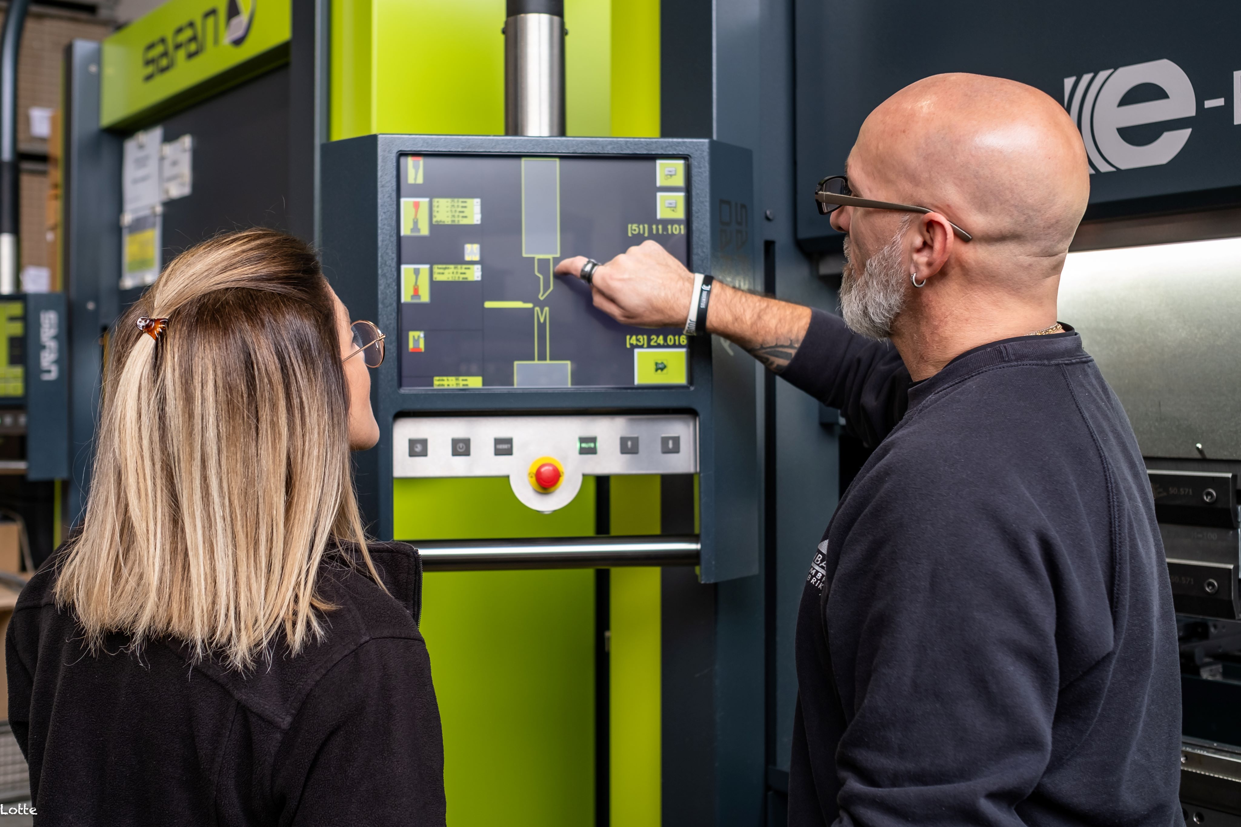 CNC-Abkantpresse Safan e-Brake