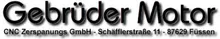 Gebrüder Motor CNC Zerspanungs-GmbH Logo