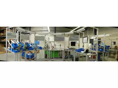 One-Piece-Flow-Montageanlage