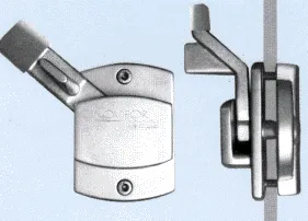 cabin lock, anodized