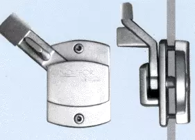 cabin lock, anodized