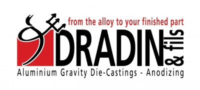 Dradin & Fils Sprl (Ets)<br>Your Aluminium Finished Part<br>Gravity Die Casting - Anodizing Logo