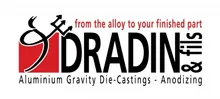 Dradin & Fils Sprl (Ets)<br>Your Aluminium Finished Part<br>Gravity Die Casting - Anodizing Logo