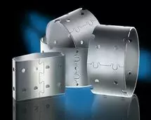 Rohrabschnitt geclincht