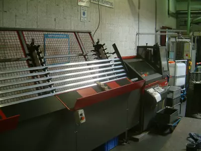 Hochleistungssäge Stangenlader