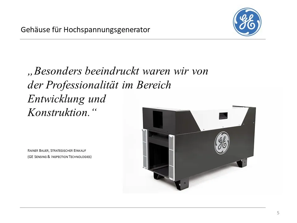 Gehäuse für Hochspannungsgenerator