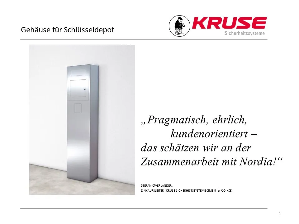 Gehäuse für Schlüsseldepot