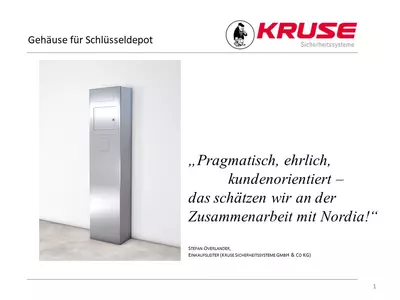 Gehäuse für Schlüsseldepot