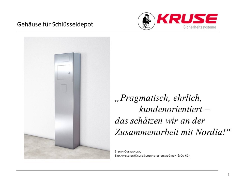 Gehäuse für Schlüsseldepot