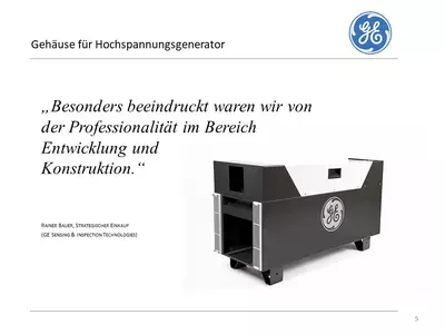 Gehäuse für Hochspannungsgenerator