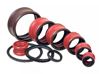 Dichtungsklammer der Abflussrohre