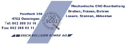 Bolliger Oensingen AG Logo