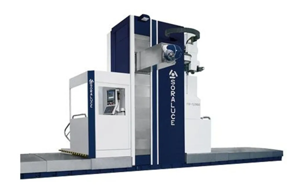 Fahrständer Fräs-Bohrmaschine X=8000 Y=3200 Z=1600mm  Rundverschiebetisch