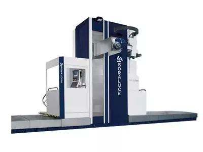 Fahrständer Fräs-Bohrmaschine X=12000 Y=3600 Z=1650mm Rundverschiebetisch