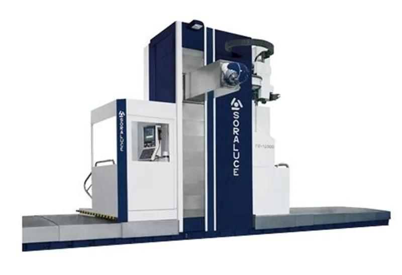 Fahrständer Fräs-Bohrmaschine X=12000 Y=3600 Z=1650mm Rundverschiebetisch
