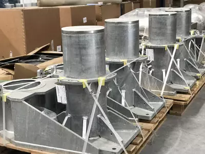 Hotdip galvanised welded structures