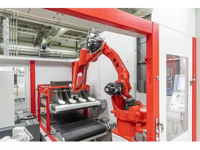 Hermle C30U mit Roboter