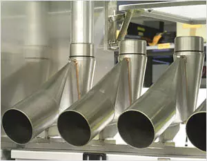 Blechbaugruppe für die Textilindustrie 