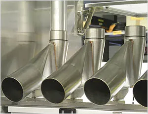 Blechbaugruppe für die Textilindustrie 