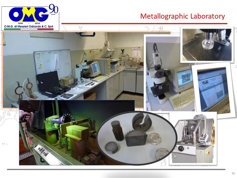 Metallographic lab