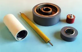 Gummi-Beschichtungen von Rollen