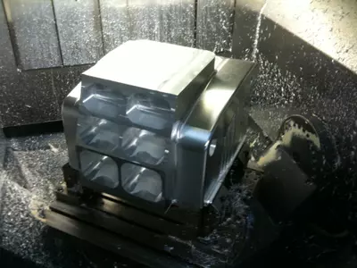 Fräsen - Edelstahl - Kubus