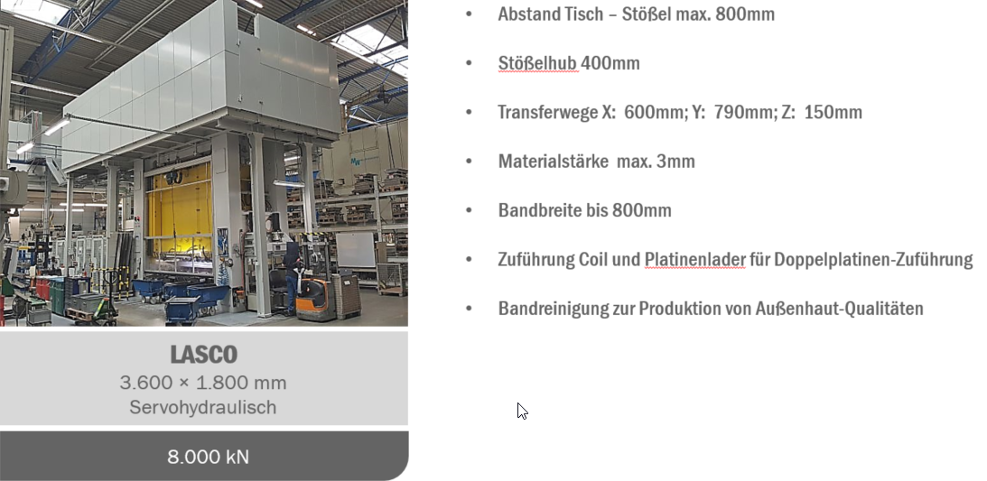 Servohydraulische Presse