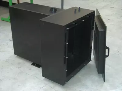 Prüfkammer aus PE-Schwarz 