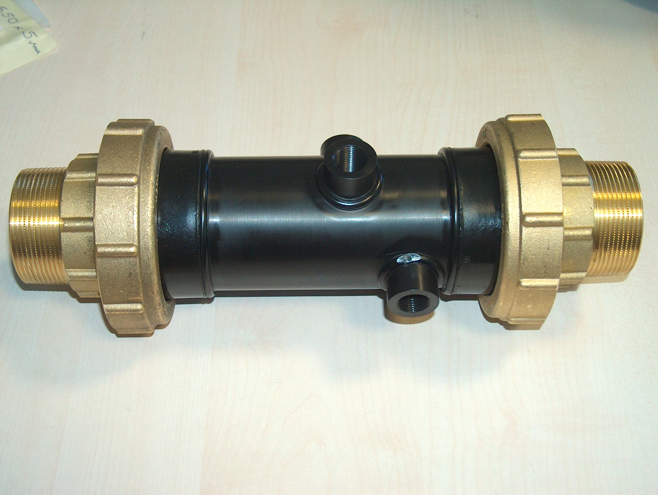 Verteilerrohr aus PE-Schwarz
