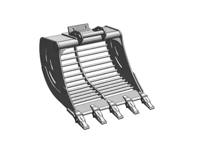 Sieblöffel quergerippt