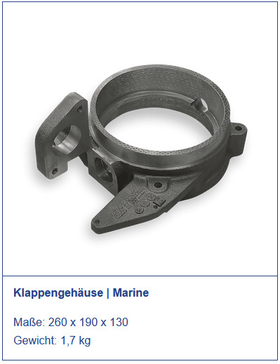 Klappengehäuse