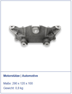 Motorstütze