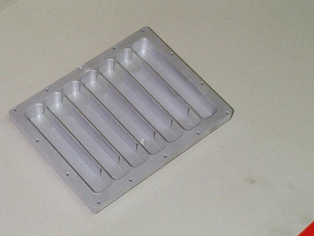 Grundplatte eines Strahlungsmessgerätes aus AlMg3